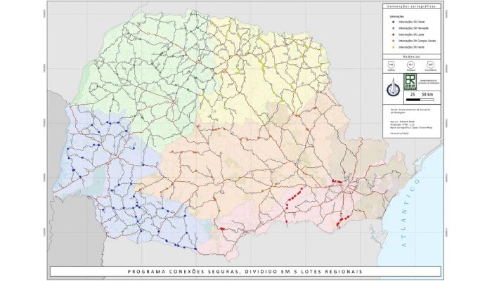 Foto: DER/PR Novo programa do DER/PR vai estudar obras em 201 interseções rodoviárias